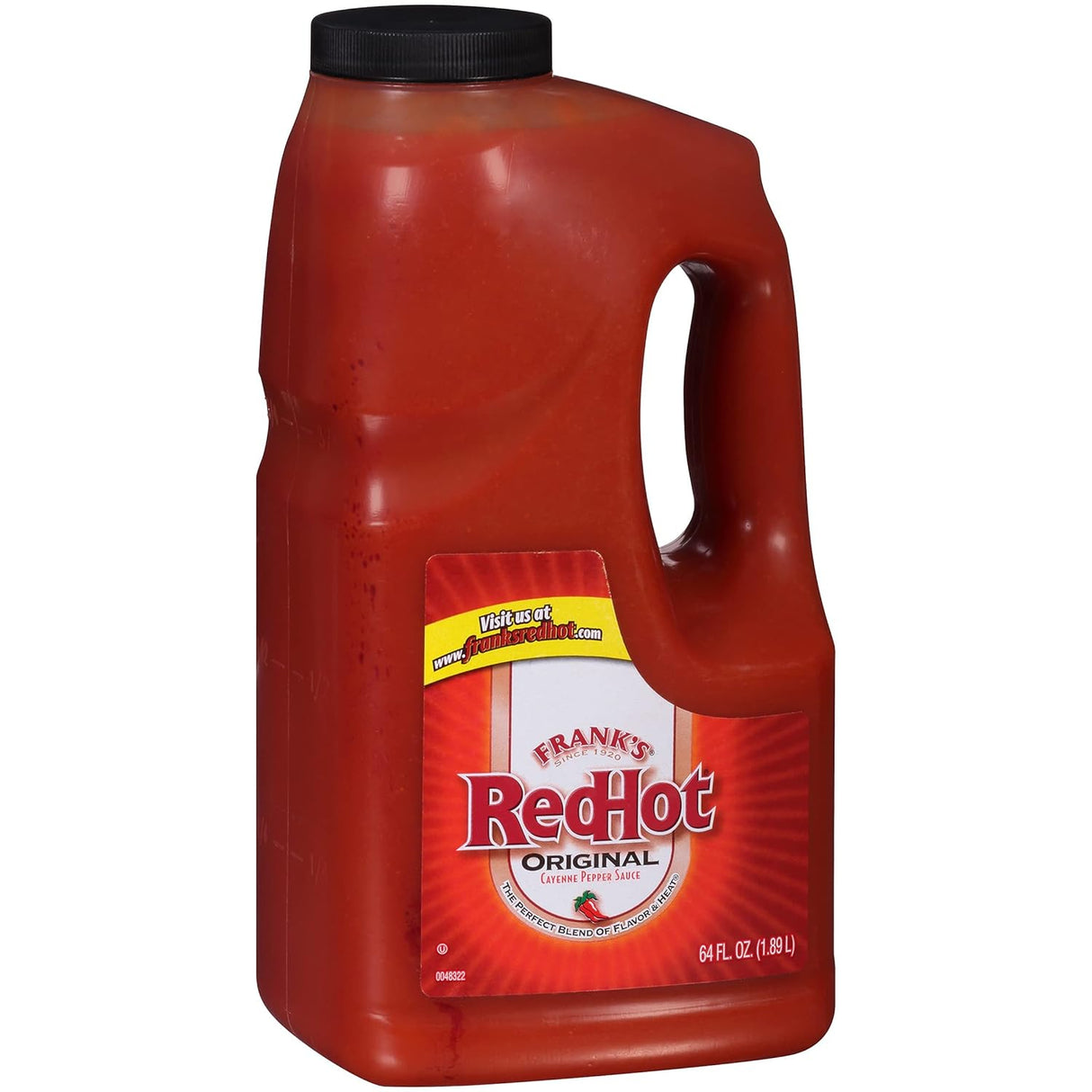 Frank&#39;s RedHot Salsa picante original (apta para keto), 64 onzas líquidas