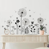 Pegatinas de Pared Diente de León, Supzone, Autoadhesivas, Creativas