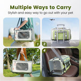 Transportín Pawaii para gatos, suave, plegable y cómodo.