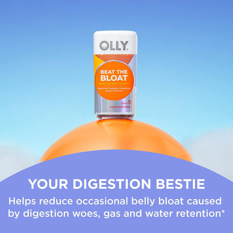 Suplemento OLLY Cápsulas veganas Beat The Bloat 25 unidades