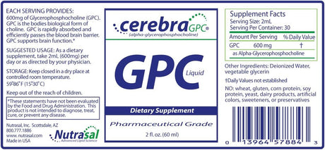 Líquido GPC para Cerebro - Modelo 2 Fl. Oz. (60mL)