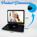 Reproductor portátil de CD/DVD Pyle 17.9 HD, batería recargable