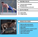 Tabla de flexiones portátil multifunción plegable 10 en 1