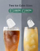 Máquina de Hielo Silonn, 9 Cubos en 6 Min, Auto-Limpieza