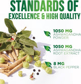 Suplemento de Ashwagandha 2100mg - Antioxidante, 60 Cápsulas