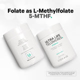 Suplemento Telómeros Codeage - 5 MTHF, B9, B12, D3, 90 cápsulas