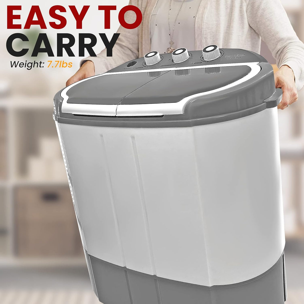 Lavadora y secadora compacta para el hogar 2 en 1