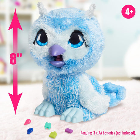 Juguete interactivo Owlen The Owl de furReal, 6 piezas, 4+