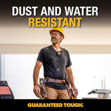 Altavoz Bluetooth portátil DEWALT, resistente al agua, clip-on