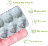Moldes de Silicona Halloween para Chocolates - 3D, Cerebro, Corazones