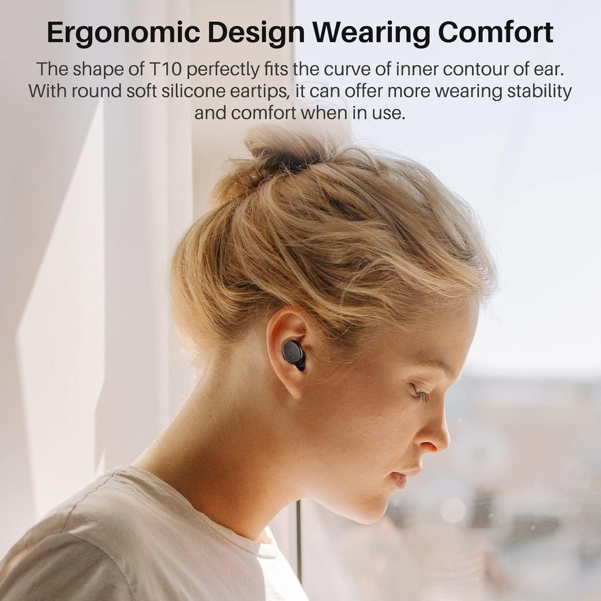 Auriculares TOZO T10, Bluetooth 5.3, sonido premium, IPX8