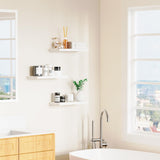 Estante Flotante de Madera, Set de 3, 16 para Decoración