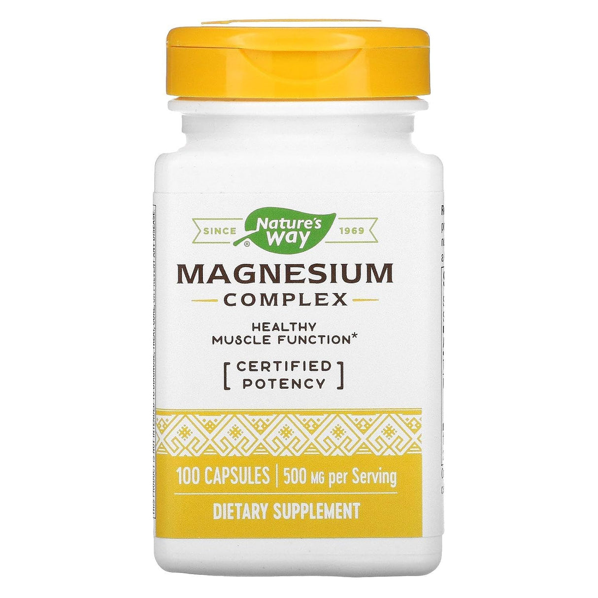Suplemento Complejo de magnesio Natures Way, 100 unidades