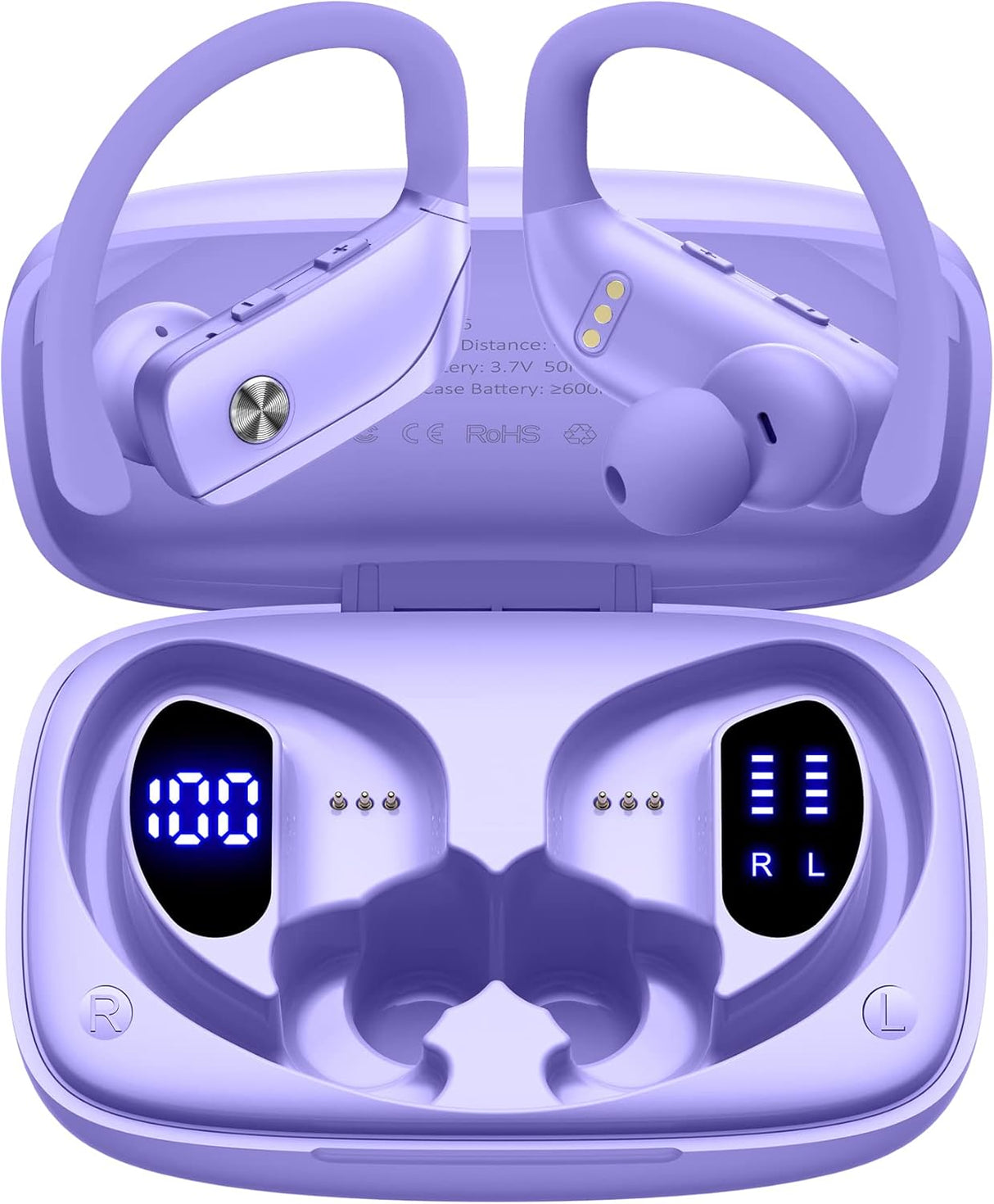 Auriculares Inalámbricos Bmani con 48h de Batería y Micrófono
