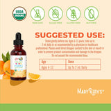 Vitamin C para niños MaryRuth Organics, soporte inmunológico, 2oz