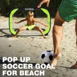 Portería de fútbol portátil desplegable para juegos