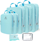 Juego de Cubos Compresores para Viaje, Organizador 7 Piezas