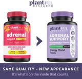 Suplemento de Apoyo Adrenal y Cortisol, Adaptógenos, Ashwagandha, Rhodiola