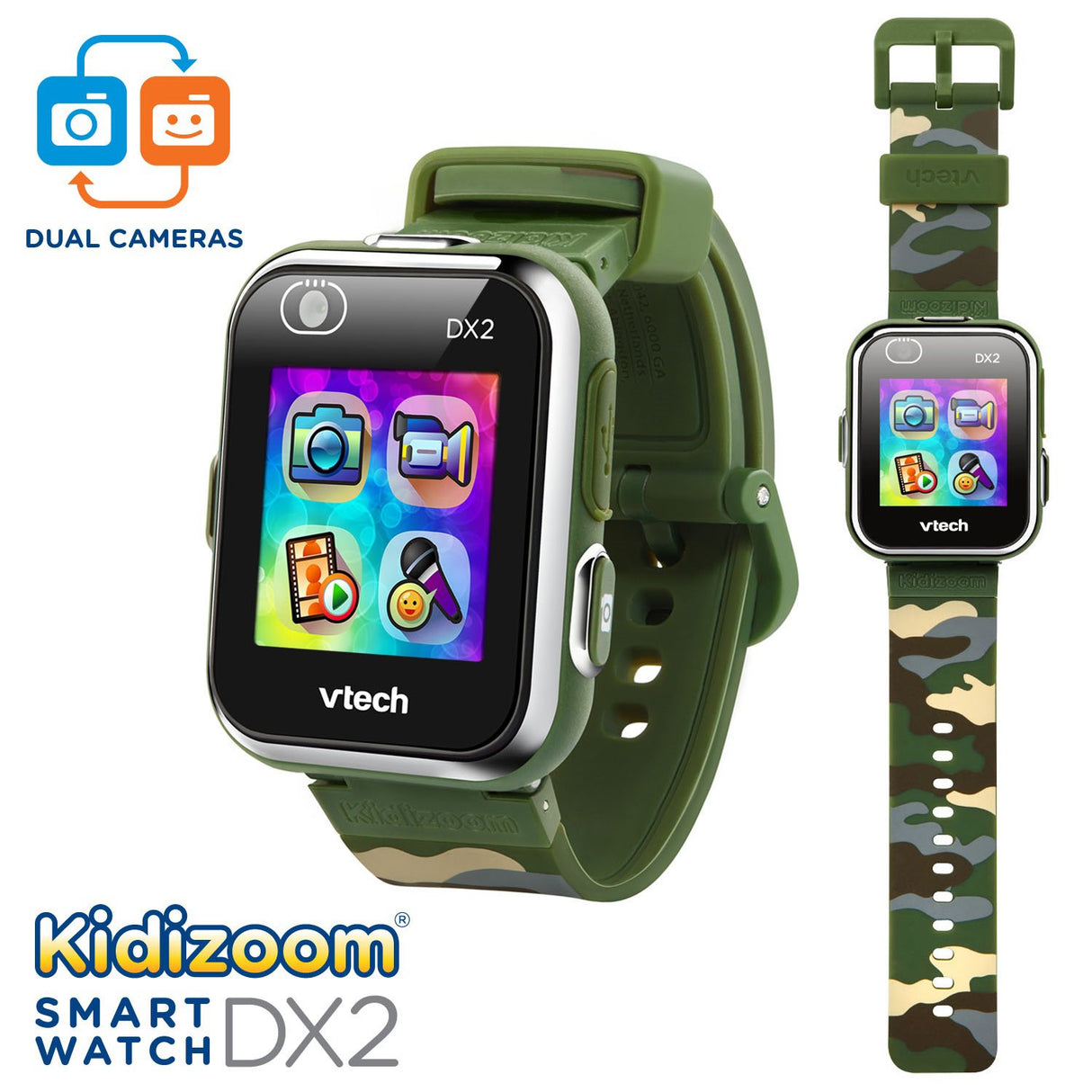 Smartwatch  reloj Smartwatch DX2, camuflaje