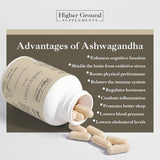 Suplemento de Ashwagandha con Pimienta Negra 60 Cápsulas