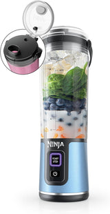 Licuadora Portátil Ninja, 18oz, Recargable USB-C, BC151BM
