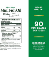 Suplemento de Omega 3 Mini Fish Oil Nature's Bounty 90 cápsulas