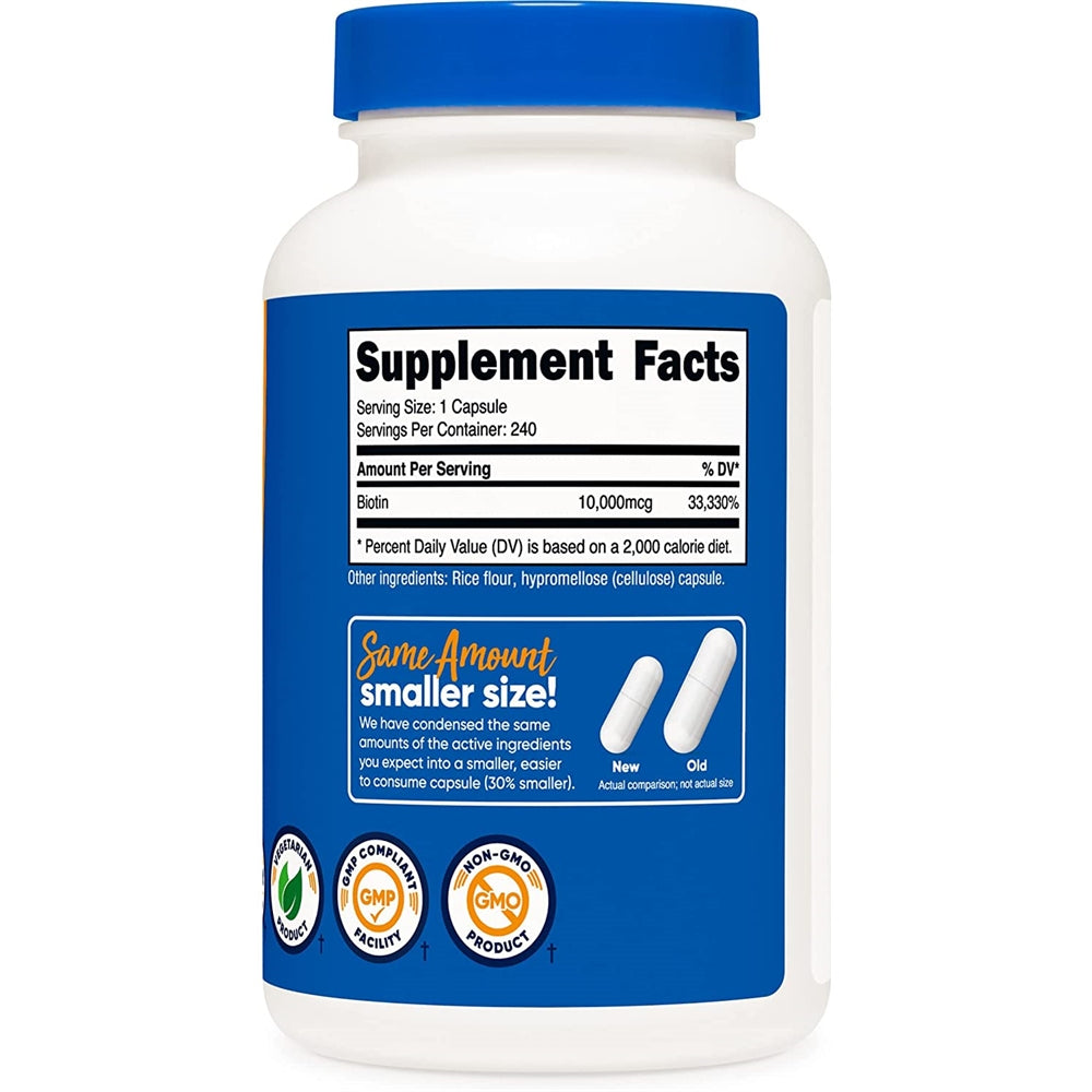 Suplementos Alimenticios Nutricost Biotin Vitamina B7