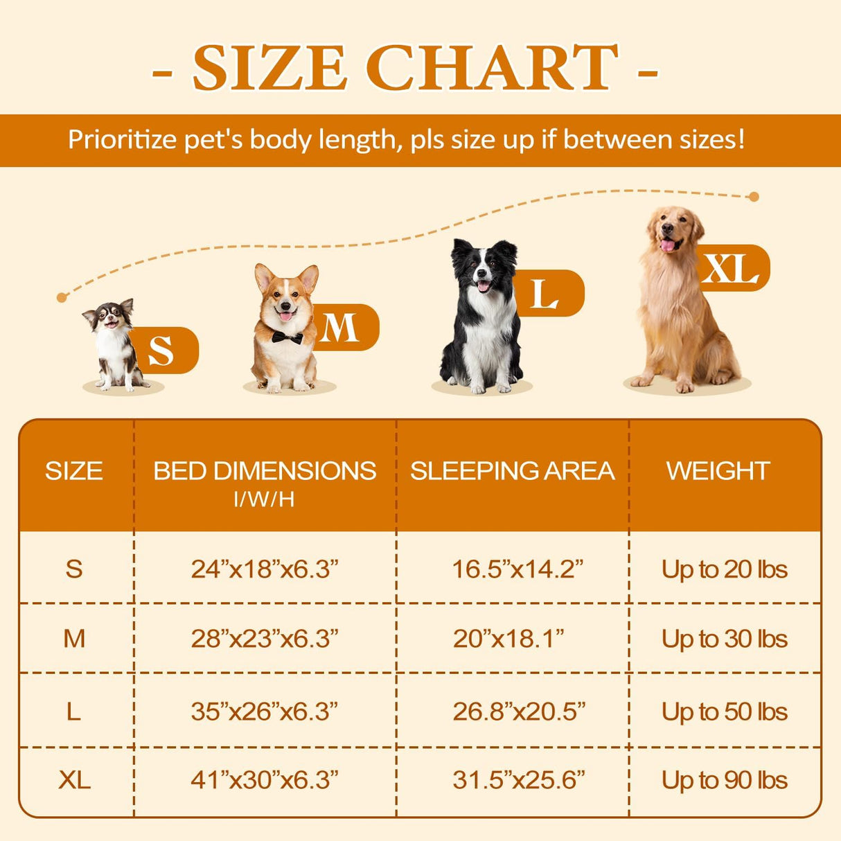 Cama ortopédica para perros PAWZ Road, memoria, impermeable, mediana