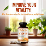 Coenzima Q10 200mg Suplemento Antioxidante y Energía, 200 cápsulas
