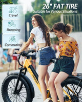 Bicicleta eléctrica Samoyed 960W, 48V, 15AH, 28MPH, 26 fat tire