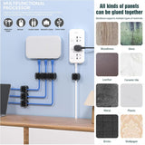 Soporte de Cables Magnético 6 Pack, Organizador Auto-Adhesivo