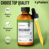 Aceite esencial de romero 100% puro nutre piel y cuero