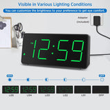 Reloj Digital con Alarma, Números Grandes, Puerto USB, Modelo Peakeep