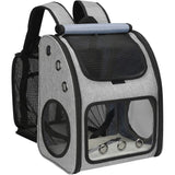 Mochila expandible para mascotas de viaje portátil