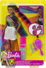 Barbie Muñeca con Cabello Largo y Accesorios de Estilo, Regalo 5-7 años