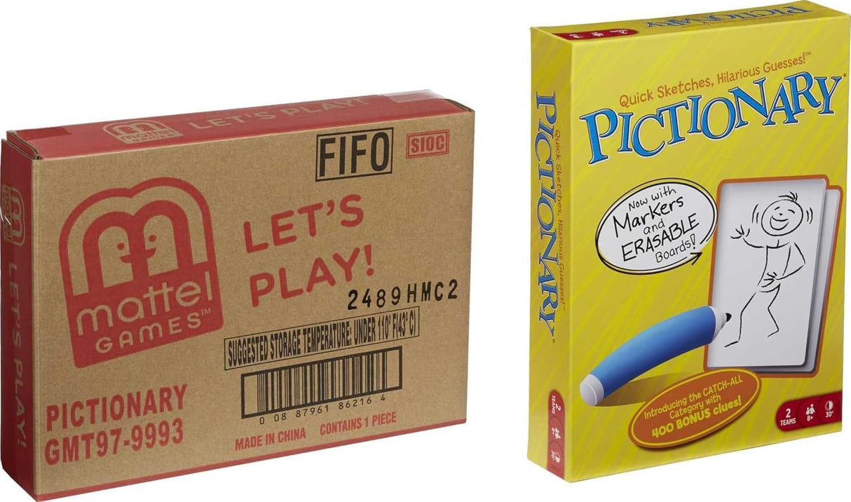Juego de Mesa Pictionary de Mattel, para Niños y Adultos