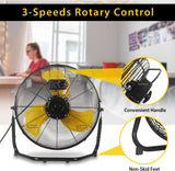 Ventilador de Piso VENTISOL 18 3 Velocidades 4012CFM 360°