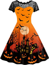 Disfraces de Halloween naranja talla S