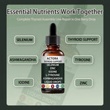 Actora Suplemento para Tiroides con Selenium Zinc Iodina 4oz
