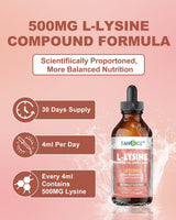 Suplemento de L-Lisina líquido, ImmuneSupport, 4 oz