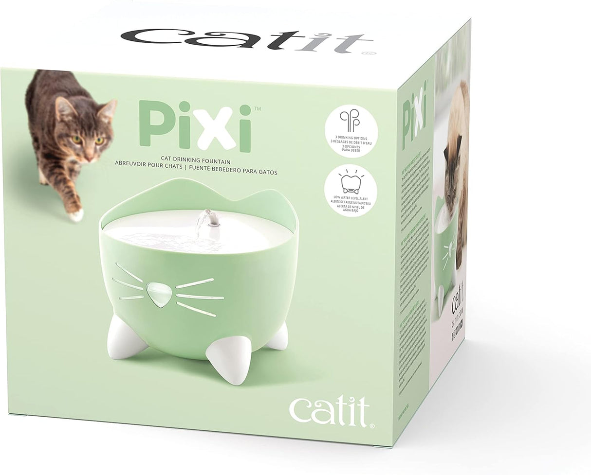 Comederos y Bebederos o Fuente para beber gatos verde