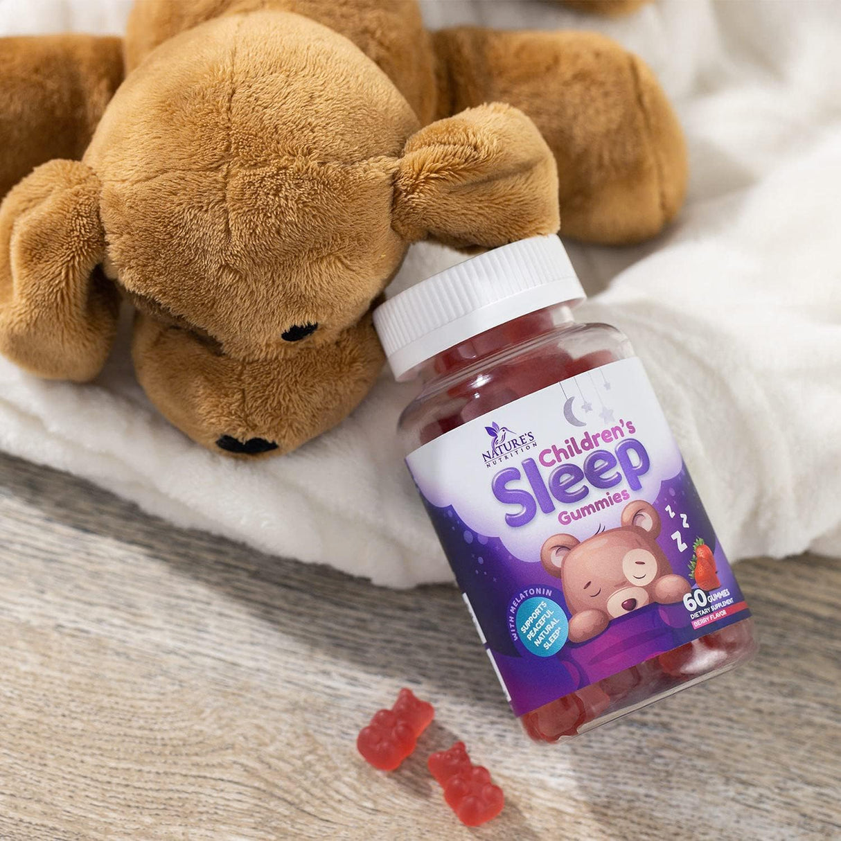 Gomitas apoyo para el sueño reparador natural para dormir