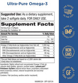 Omega 3 Ultra Puro Purity Products, 60 cápsulas
