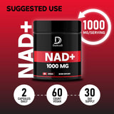 Suplemento NAD+ 1000 mg - Energía, Reparación ADN - 60 Cápsulas