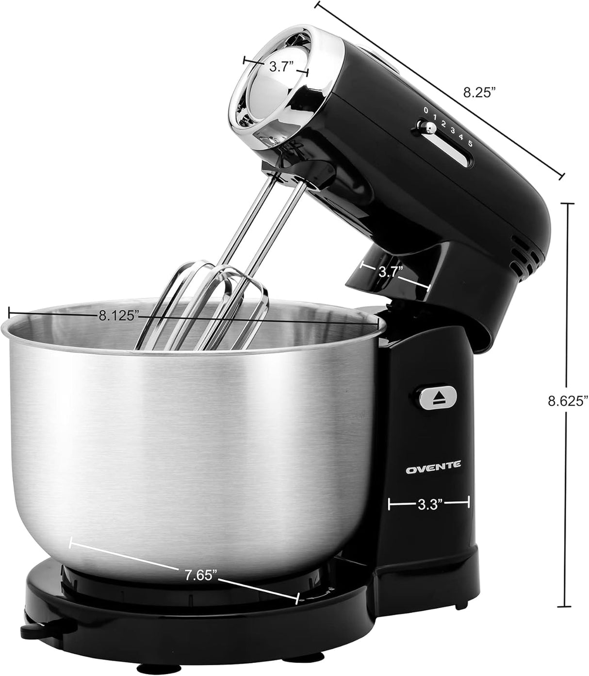 Batidora de Cocina OVENTE 3.5L, 5 Velocidades, 250W, SM680B