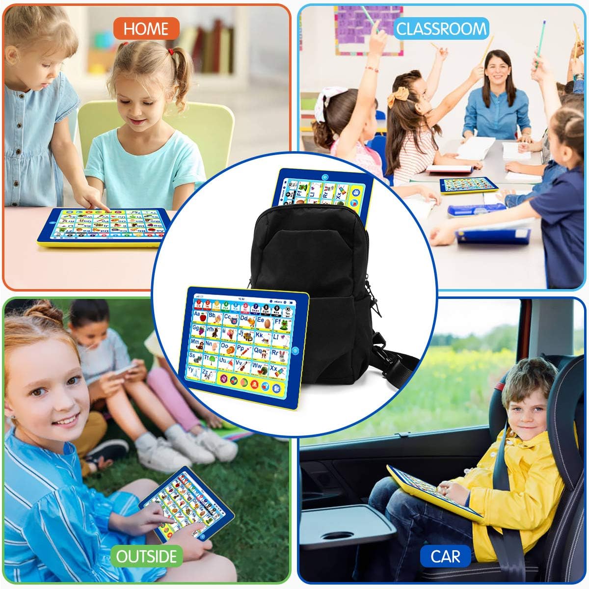 Tablet Infantil 6 en 1 - Juguete Educativo Interactivo