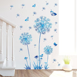 Pegatinas de Pared Flor y Mariposas Supzone para Decoración