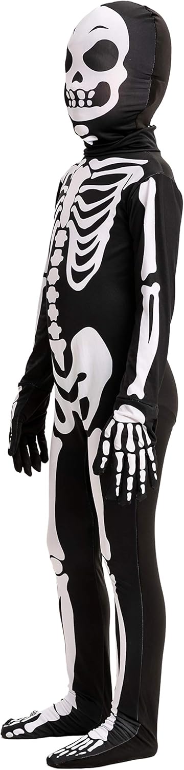 Disfraz de esqueleto para niño, Spooktacular Creations, Skelebones