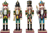 Adornos de Navidad Nutcracker de Madera 12 Pulgadas Set