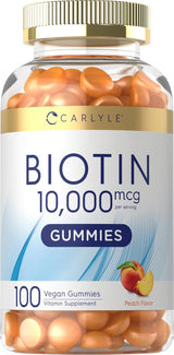 Gomitas de Biotina 10000mcg Carlyle | Veganas, Sin Gluten